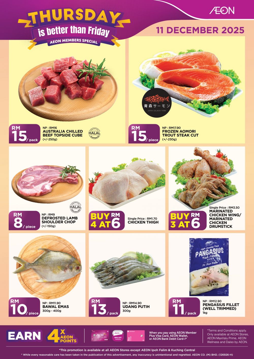 AEON Thursday Promotion: Exclusive Member Deals on Fresh Food & Groceries | 11 Dec 2025 AEON Thursday Promotion: Exclusive Member Deals on Fresh Food & Groceries | 11 Dec 2025