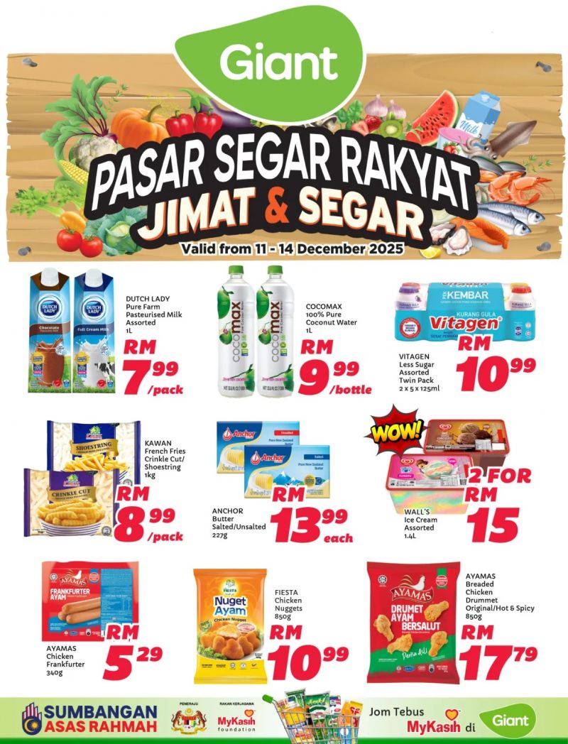 Giant Weekend Promotion: Pasar Segar Rakyat Jimat & Segar Deals | 11–14 Dec 2025 Giant Weekend Promotion: Pasar Segar Rakyat Jimat & Segar Deals | 11–14 Dec 2025