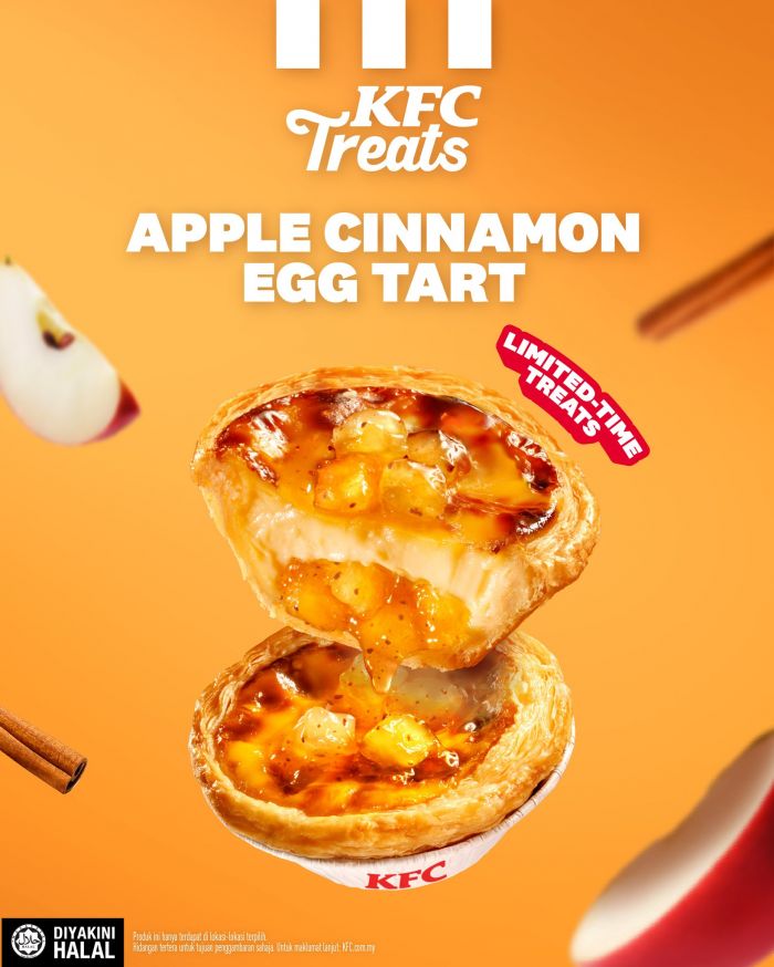 KFC Apple Cinnamon Egg Tart: Limited-Time Treats in Malaysia | December 2025 KFC Apple Cinnamon Egg Tart: Limited-Time Treats in Malaysia | December 2025