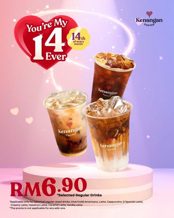 Kenangan Coffee Promotion: Selected Drinks RM6.90 | 14 Dec 2025 Kenangan Coffee Promotion: Selected Drinks RM6.90 | 14 Dec 2025