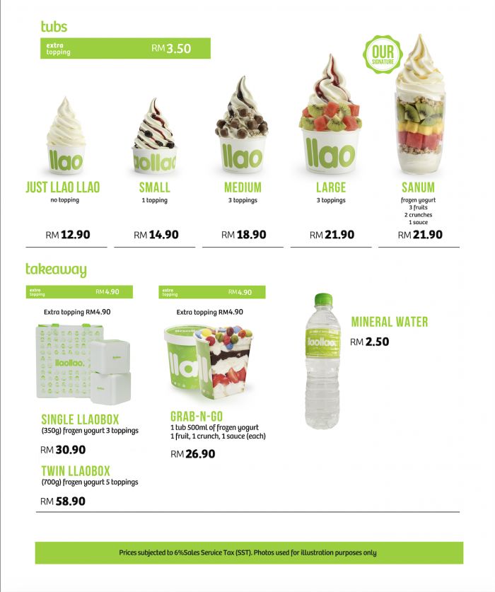 Llaollao Malaysia Menu and Prices (Updated Dec 2025) Llaollao Malaysia Menu and Prices (Updated Dec 2025)