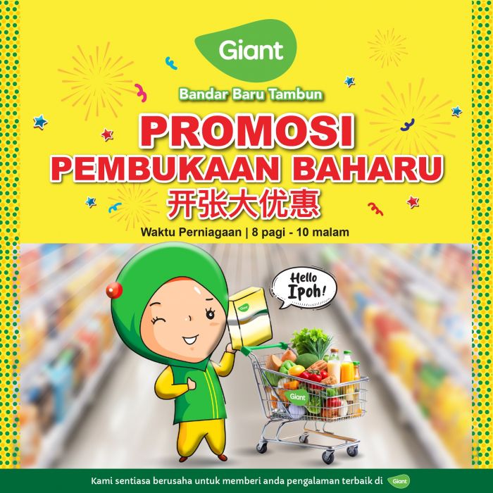 Giant Bandar Baru Tambun Grand Opening Promotion: 4-Day Exclusive Deals | 18–21 December 2025 Giant Bandar Baru Tambun Grand Opening Promotion: 4-Day Exclusive Deals | 18–21 December 2025