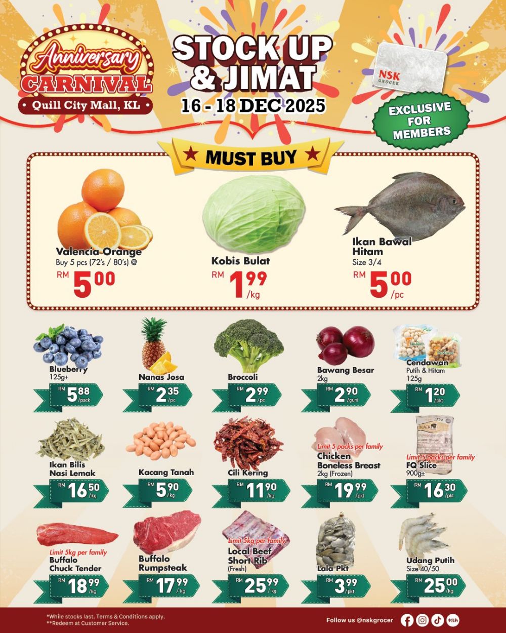 NSK Grocer Quill City Mall Promotion: Stock Up & Jimat Deals | 16–18 Dec 2025 NSK Grocer Quill City Mall Promotion: Stock Up & Jimat Deals | 16–18 Dec 2025