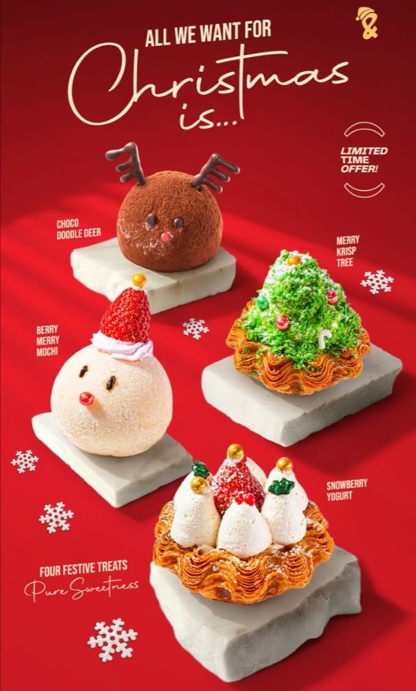 Milk & Barley Christmas Menu: Festive Tarts & Mochi in Malaysia Milk & Barley Christmas Menu: Festive Tarts & Mochi in Malaysia
