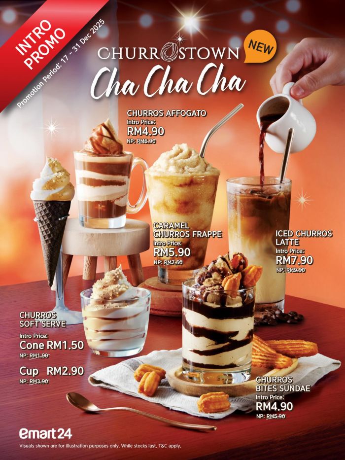 emart24 Churrostown Cha Cha Cha Intro Price Promotion | 17–31 Dec 2025 emart24 Churrostown Cha Cha Cha Intro Price Promotion | 17–31 Dec 2025