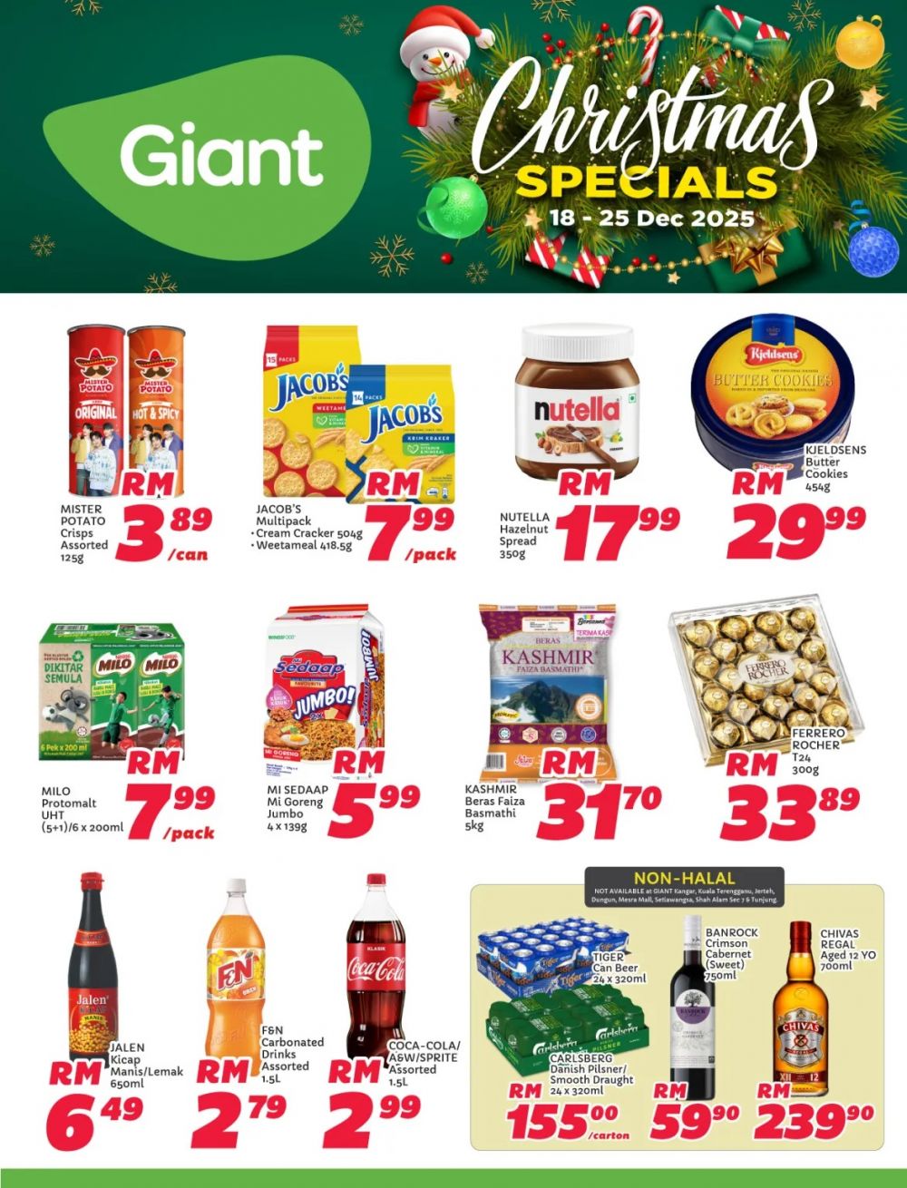 Giant Christmas Specials Promotion: Grocery & Household Deals | 18–25 Dec 2025 Giant Christmas Specials Promotion: Grocery & Household Deals | 18–25 Dec 2025