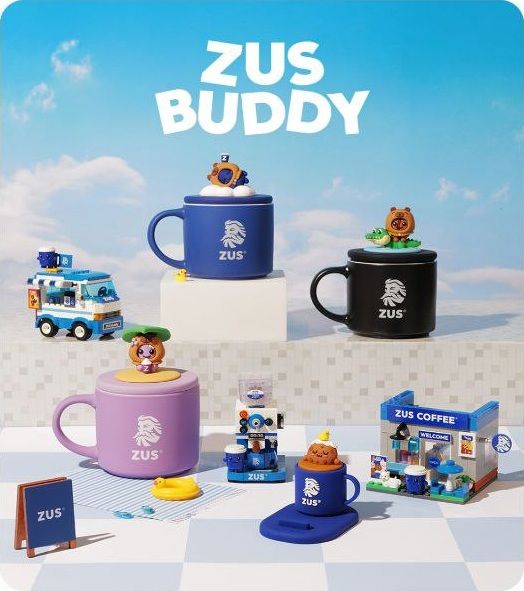 ZUS Coffee ZUS Buddy Collection: Brick Toys, Phone Stand & OG Ceramic Mug ZUS Coffee ZUS Buddy Collection: Brick Toys, Phone Stand & OG Ceramic Mug