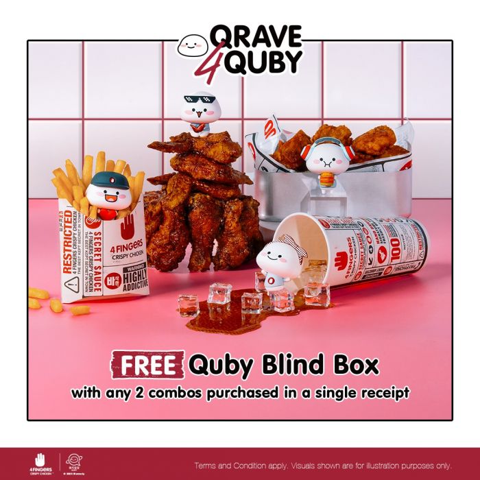 4Fingers Free Quby Blind Box Promotion: Free Blind Box with Any 2 Combos | Dec 2025 4Fingers Free Quby Blind Box Promotion: Free Blind Box with Any 2 Combos | Dec 2025