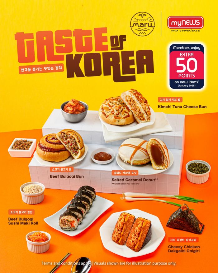 myNEWS Taste of Korea Menu: 5 New Korean-Inspired Items | January 2026 myNEWS Taste of Korea Menu: 5 New Korean-Inspired Items | January 2026