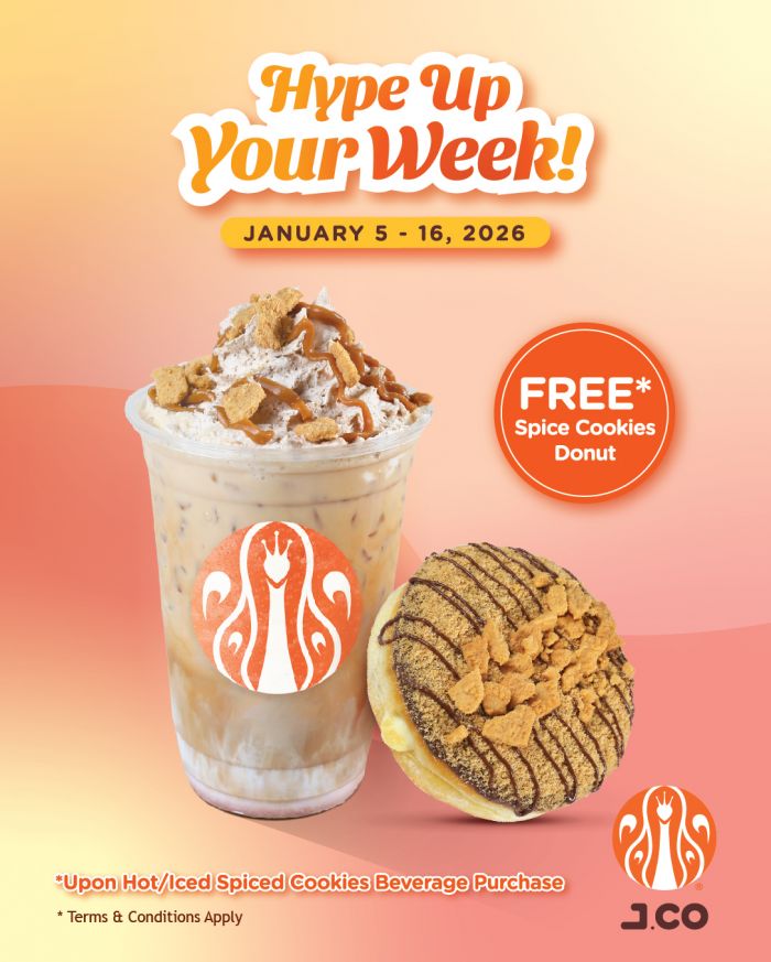 J.CO Donuts Promotion: Free Spice Cookies Donut | 5-16 January 2026 J.CO Donuts Promotion: Free Spice Cookies Donut | 5-16 January 2026