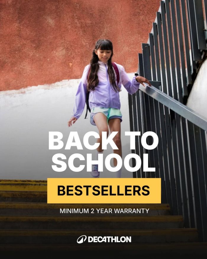 Decathlon Back To School Sale: Quechua Backpacks & School Gear from RM29 Decathlon Back To School Sale: Quechua Backpacks & School Gear from RM29