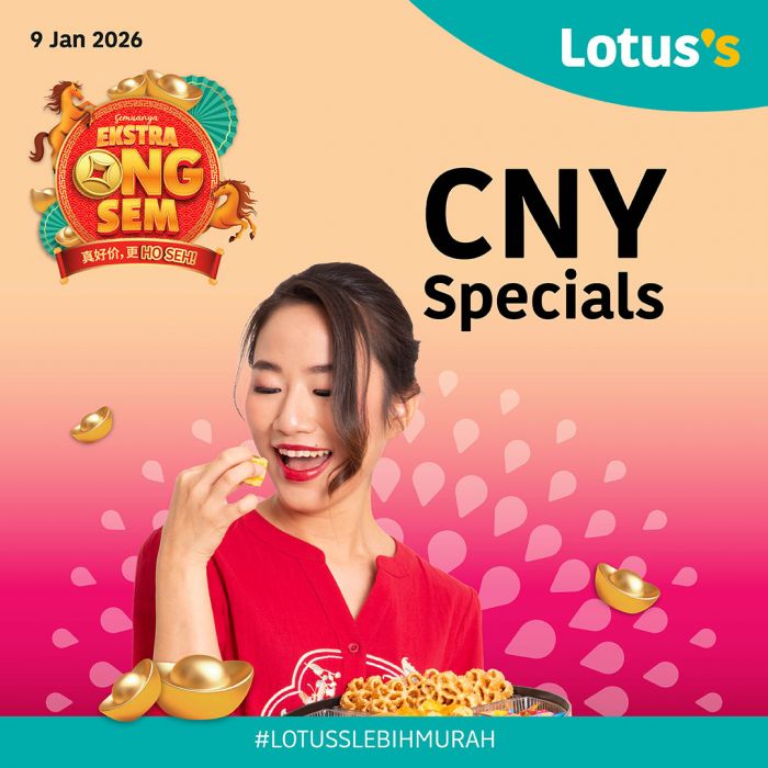 Lotus’s CNY Promotion: Baking Essentials, Butter & Flour Deals | 9-12 Jan 2026 Lotus’s CNY Promotion: Baking Essentials, Butter & Flour Deals | 9-12 Jan 2026