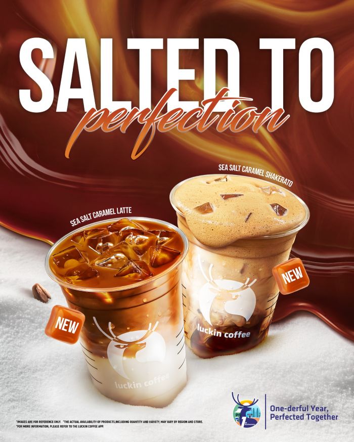 Luckin Coffee Sea Salt Caramel Series: Shakerato & Latte | New Menu Luckin Coffee Sea Salt Caramel Series: Shakerato & Latte | New Menu