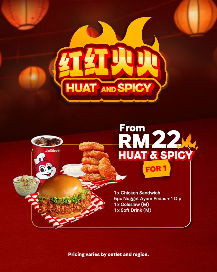 Jollibee Huat and Spicy Combo: Spicy Chickenjoy & Nugget Ayam Pedas | January 2026 Jollibee Huat and Spicy Combo: Spicy Chickenjoy & Nugget Ayam Pedas | January 2026