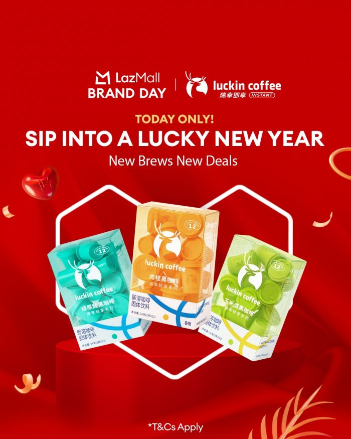 Luckin Coffee Lazada Brand Day: New Light Enjoy Series Deals | 14 January 2026 Luckin Coffee Lazada Brand Day: New Light Enjoy Series Deals | 14 January 2026
