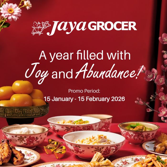 Jaya Grocer Promotion: CNY Joy & Abundance Specials | 15 Jan - 15 Feb 2026 Jaya Grocer Promotion: CNY Joy & Abundance Specials | 15 Jan - 15 Feb 2026