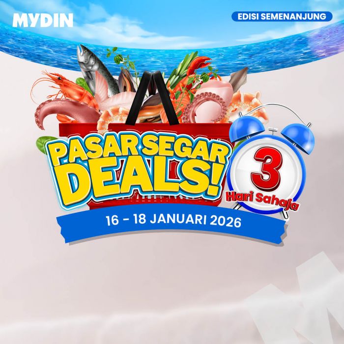 MYDIN Promotion: Pasar Segar Deals | 16-18 Jan 2026 MYDIN Promotion: Pasar Segar Deals | 16-18 Jan 2026