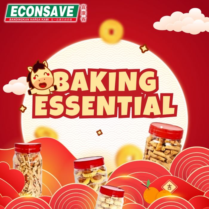 Econsave CNY Baking Essentials Promotion: Butter, Flour & More | 17-27 January 2026 Econsave CNY Baking Essentials Promotion: Butter, Flour & More | 17-27 January 2026
