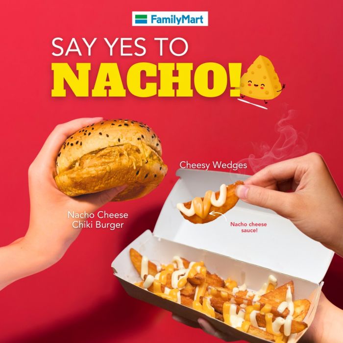 FamilyMart Cheesy Treats: Cheesy Wedges RM4.90 & Nacho Chiki Burger | Member Deals FamilyMart Cheesy Treats: Cheesy Wedges RM4.90 & Nacho Chiki Burger | Member Deals