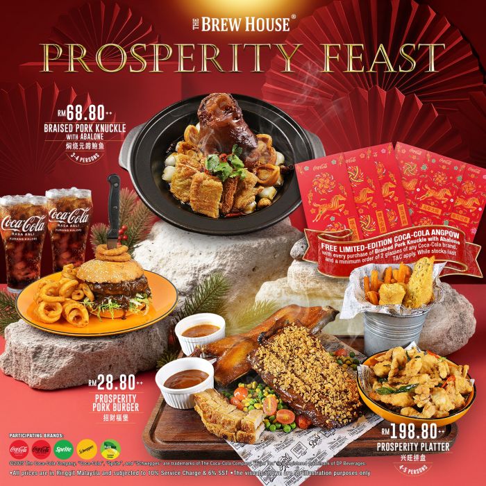 The Brew House Prosperity Feast: Braised Pork Knuckle & Platter Deals | Chinese New Year The Brew House Prosperity Feast: Braised Pork Knuckle & Platter Deals | Chinese New Year