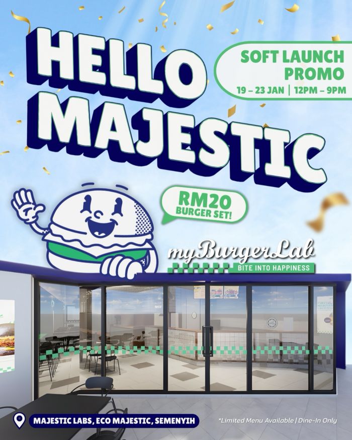myBurgerLab Majestic Labs Soft Launch: RM20 Burger Set | 19-23 Jan 2026 myBurgerLab Majestic Labs Soft Launch: RM20 Burger Set | 19-23 Jan 2026