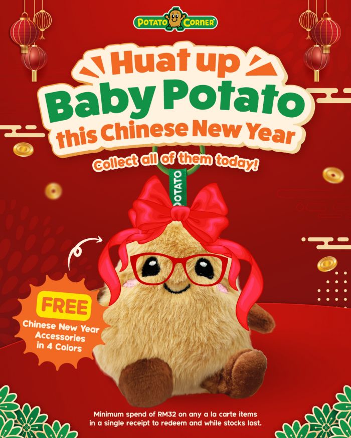 Potato Corner Chinese New Year Promotion: Free Baby Potato Plush | From 20 January 2026 Potato Corner Chinese New Year Promotion: Free Baby Potato Plush | From 20 January 2026