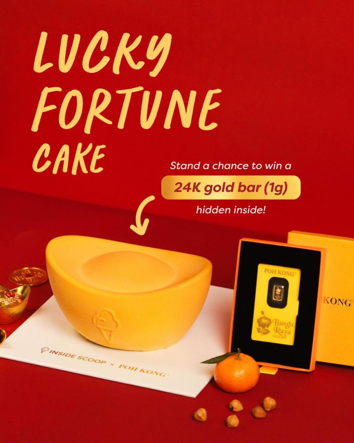 Inside Scoop x Poh Kong Lucky Fortune Cake: Win 24K Gold Bar | Chinese New Year 2026 Inside Scoop x Poh Kong Lucky Fortune Cake: Win 24K Gold Bar | Chinese New Year 2026