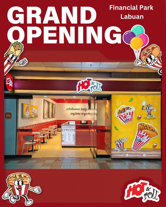 Hot & Roll Financial Park Labuan Grand Opening: Buy 1 Paratha Get 2nd 50% Off | 21-23 January 2026 Hot & Roll Financial Park Labuan Grand Opening: Buy 1 Paratha Get 2nd 50% Off | 21-23 January 2026