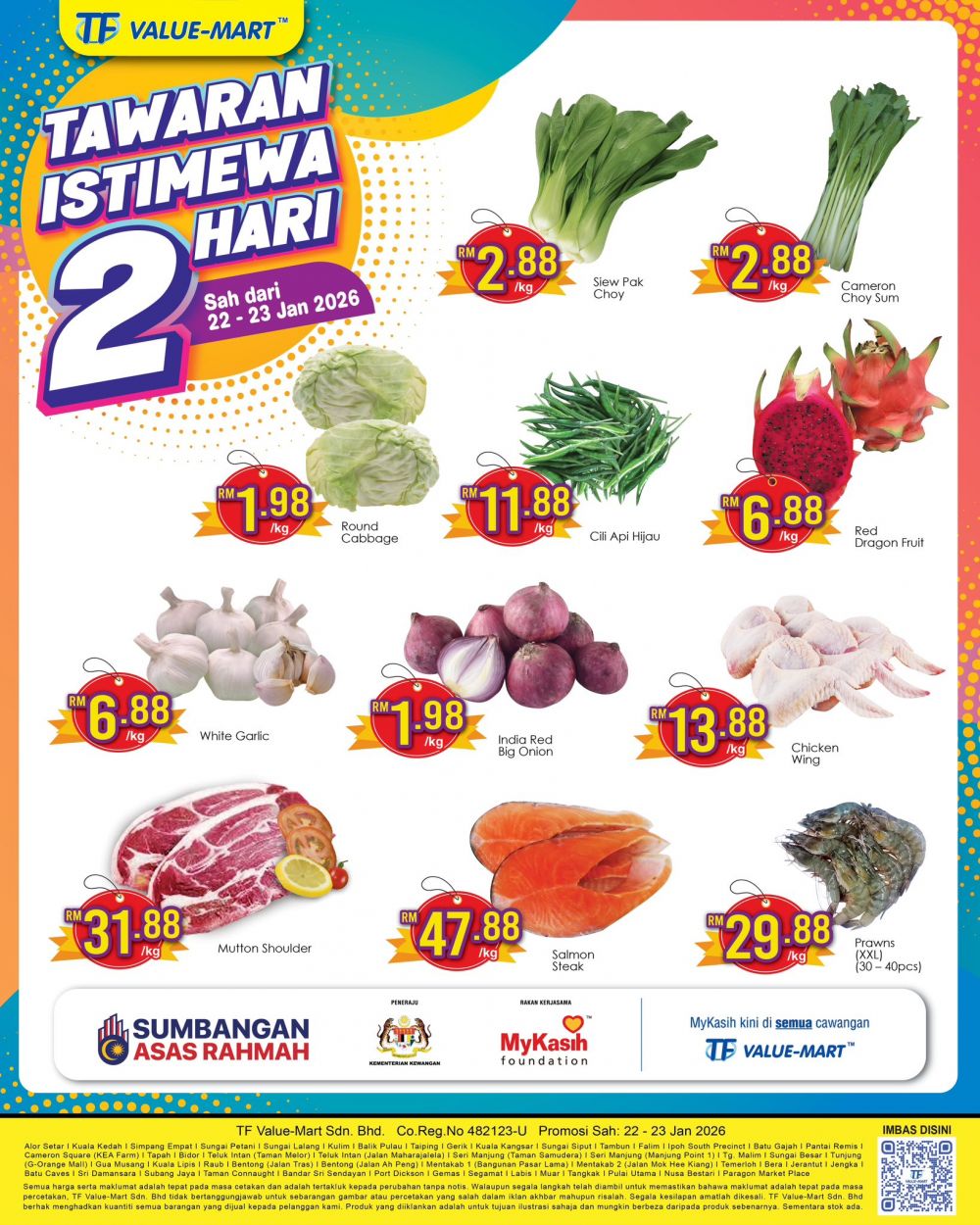 TF Value-Mart 2-Day Special Promotion: Fresh Market & Groceries | 22-23 January 2026 TF Value-Mart 2-Day Special Promotion: Fresh Market & Groceries | 22-23 January 2026