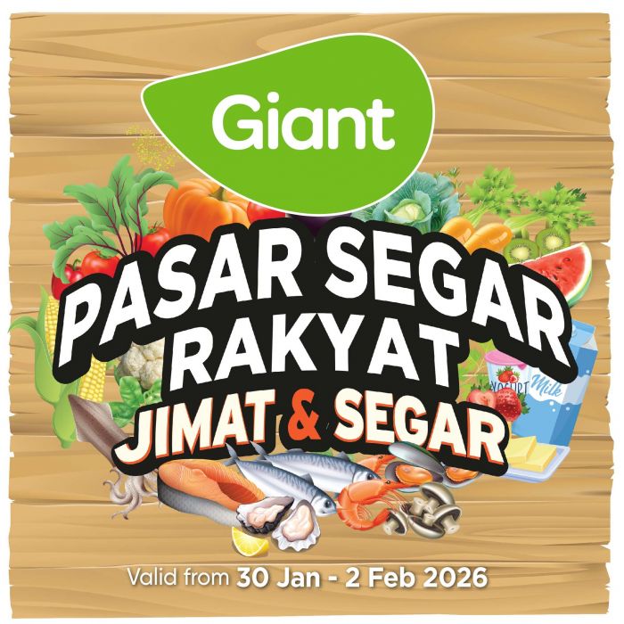 Giant Weekend Promotion: Fresh Market & Groceries Deals | 30 Jan - 2 Feb 2026 Giant Weekend Promotion: Fresh Market & Groceries Deals | 30 Jan - 2 Feb 2026