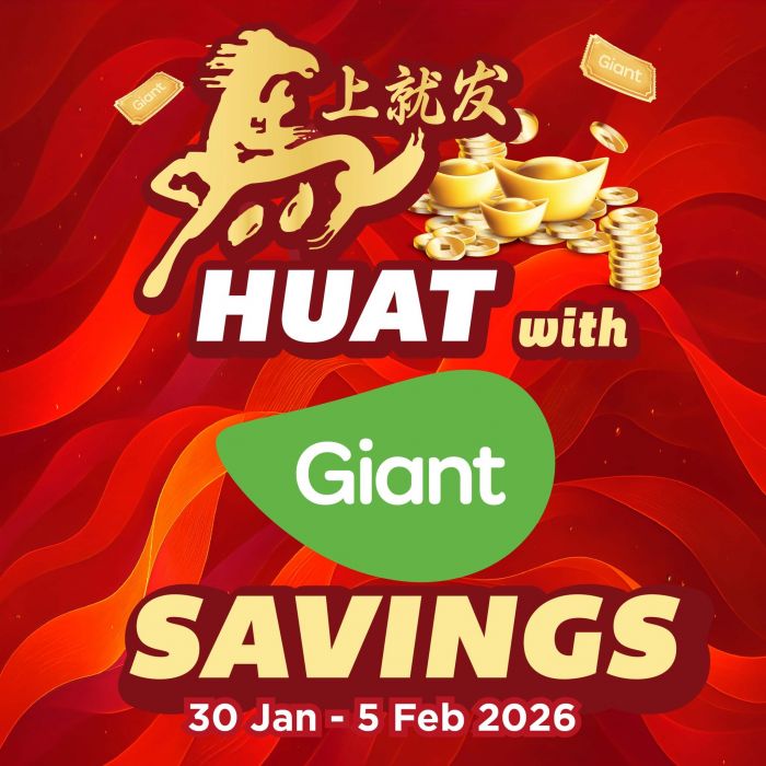 Giant CNY Promotion: Groceries & Household | 30 Jan - 5 Feb 2026 Giant CNY Promotion: Groceries & Household | 30 Jan - 5 Feb 2026