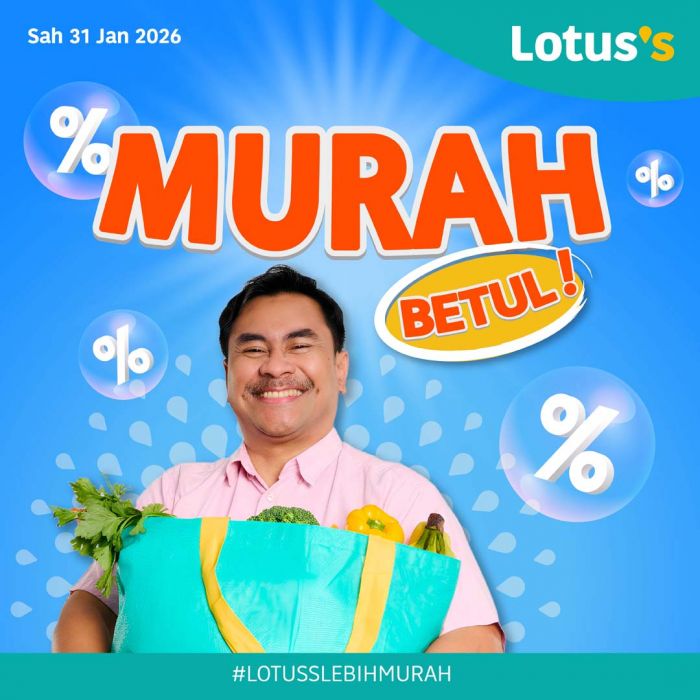 Lotus's Promotion: Murah Betul Deals | 31 Jan - 4 Feb 2026 Lotus's Promotion: Murah Betul Deals | 31 Jan - 4 Feb 2026