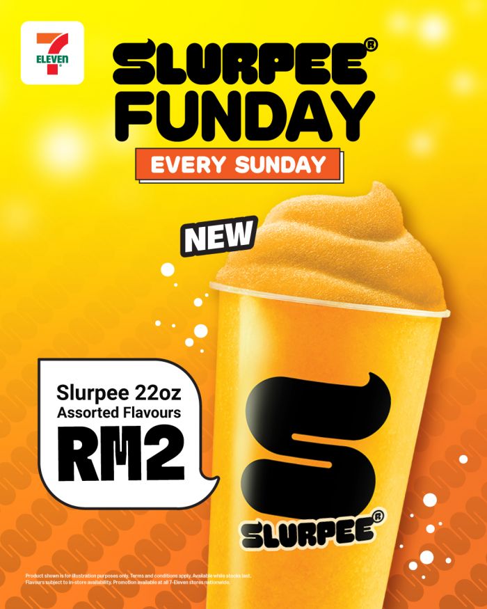 7-Eleven Slurpee Funday: RM2 22oz Slurpee Promotion | 1 February 2026 7-Eleven Slurpee Funday: RM2 22oz Slurpee Promotion | 1 February 2026