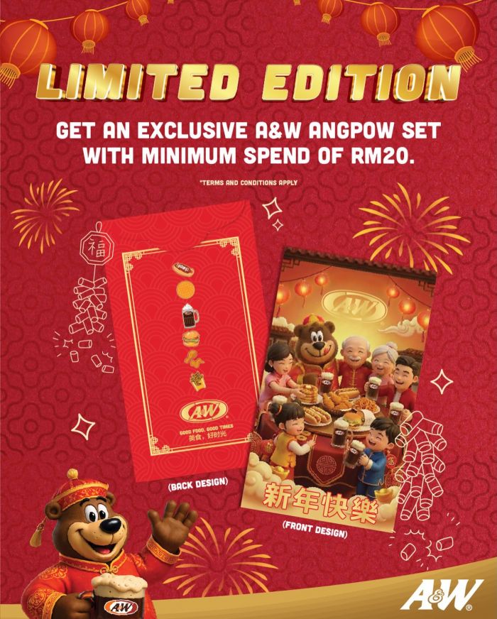 A&W Free Angpow Packets: Limited Edition CNY Set | Starting February 2026 A&W Free Angpow Packets: Limited Edition CNY Set | Starting February 2026