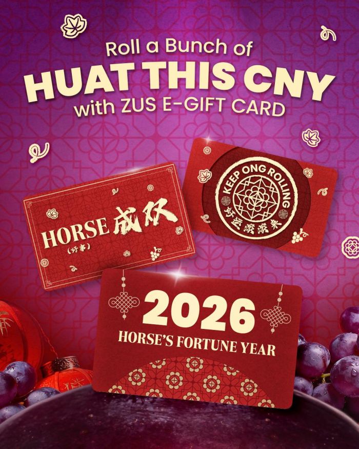 ZUS Coffee CNY ZUS e-Gift Card: Roll a Bunch of Huat | CNY 2026 ZUS Coffee CNY ZUS e-Gift Card: Roll a Bunch of Huat | CNY 2026