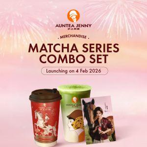 Auntea Jenny Matcha Series Combo Set: Ju Jing Yi Merch | From 4 Feb 2026