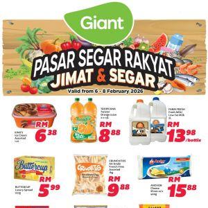 Giant Weekend Promotion: Grocery, Fresh Market & CNY Specials | 6-8 February 2026