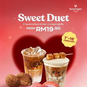 Kenangan Coffee Sweet Duet Promotion: 2 Drinks + 2 Cream Puffs From RM19.90 | 7-15 February 2026