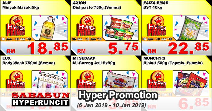 Sabasun Hyper Promotion (6 January 2019 - 10 January 2019)