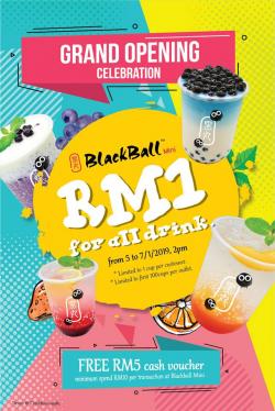 Blackball Mini Grand Opening Promotion (5 January 2019 - 7 January 2019)