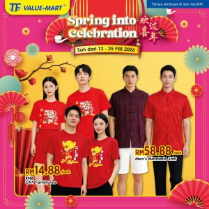 TF Value-Mart CNY Fashion Sale: Cheongsams & Family Tees | 12 - 25 Feb 2026