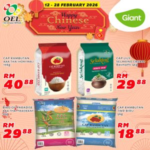Giant Rice Promotion: Cap Rambutan, Basmathi & Fragrant Rice Deals | 12-28 Feb 2026