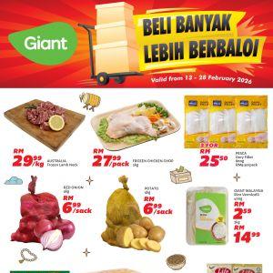 Giant Promotion: Beli Banyak Lebih Berbaloi Deals | 13-28 February 2026