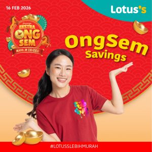 Lotus's Ekstra Ong Sem CNY Promotion: Fresh Groceries & Gift Sets | 14 - 25 February 2026