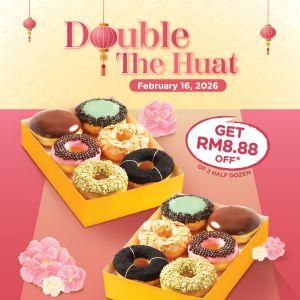 J.CO CNY Promotion 2026: RM8.88 OFF Double The Huat Deal | 16 Feb Only