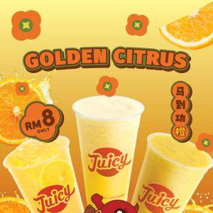 Juicy Golden Citrus Series: 5 New Drinks for RM8 Only | CNY Special