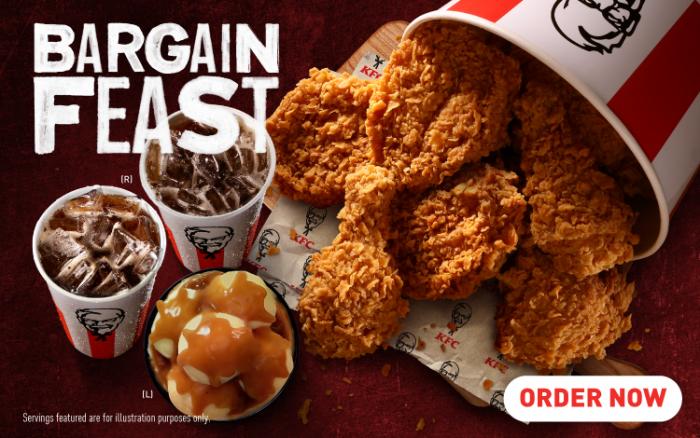 KFC Bargain Feast From Only RM29.99