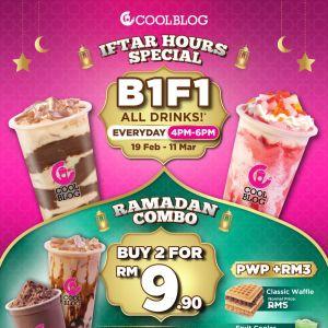 Coolblog Ramadan Promotion: Buy 1 Free 1 & RM9.90 Combo | Feb - Mar 2026