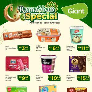 Giant Ramadhan Special: Ice Cream Promotion | 20-22 February 2026