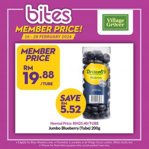 Village Grocer Member Promotion: Bites Price Discounts | 16-28 Feb 2026